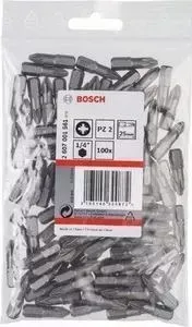Бит BOSCH PZ2 х25мм 100шт Extra Hart (2.607.001.561)