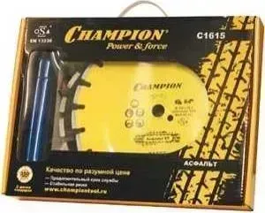 Набор CHAMPION алмазных дисков 350х25.4мм Асфальт ST+PRO (C1615)