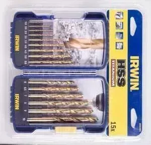 Набор сверл по металлу Irwin 1.0-10.0мм 20шт Titanium (10502603)