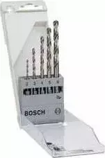Набор сверл по металлу BOSCH 2.0-6.0мм 5шт HSS-G (2.608.595.517)