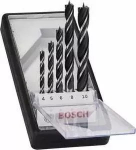 Набор сверл по дереву BOSCH 4.0-10.0мм 5шт Robust Line (2.607.010.527)