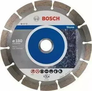 Диск алмазный BOSCH 180х22.2мм 10шт Standard for Stone (2.608.603.237)