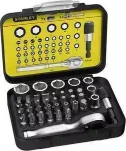 Набор бит STANLEY 39шт Expert с мини-трещоткой (1-13-906)