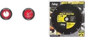Диск алмазный FUBAG 230х22.2мм Multi Master (88230-3)