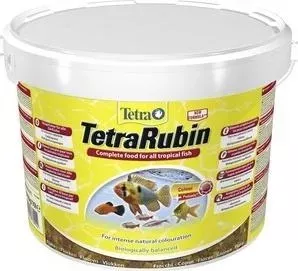 Корм Tetra Rubin Flakes Premium Food for All Tropical Fish хлопья усиление окраски для всех видов тропических рыб 10л 769922)