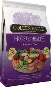 Сухой корм Golden Eagle Holistic Health Lamb with Rice Formula с ягненком и рисом для собак 2кг (233254)