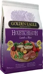 Сухой корм Golden Eagle Holistic Health Lamb with Rice Formula с ягненком и рисом для собак 12кг (233230)