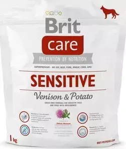 Сухой корм Brit Care Sensitive Venison Potato с олениной и картофелем для собак с чувствительным пищеварением 1кг (132747)