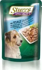 Паучи Stuzzy Dog Speciality with White Fish кусочки в соусе с треской для собак 100г (131.2572)