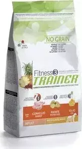 Сухой корм Trainer Fitness3 No Grain Medium/Maxi Adult RabbitPotatoes беззерновой с кроликом и картофелем для собак средних и крупных пород 3кг: харак