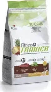Сухой корм Trainer Fitness3 No Grain Medium/Maxi Adult HorsePeas беззерновой с кониной и горохом для собак средних и крупных пород 12,5кг
