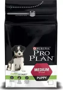 Сухой корм PRO PLAN OPTISTART Puppy Medium с курицей и рисом для щенков средних пород 1,5кг (12272270)