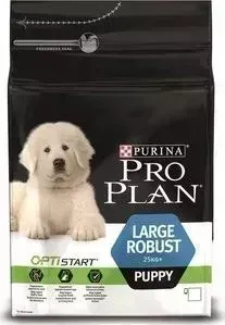 Сухой корм PRO PLAN OPTISTART Puppy Large Robust с курицей и рисом для щенков крупных пород мощного телосложения 3кг (12272200)
