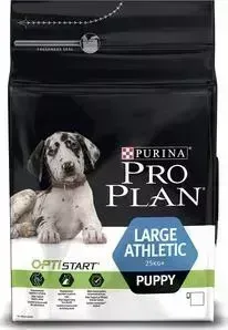 Сухой корм PRO PLAN OPTISTART Puppy Large Athletic с курицей и рисом для щенков крупных пород c атлетическим телосложением 3кг (12272210)