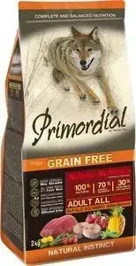 Сухой корм Primordial Grain Free Holistic Dog Adult All Breed with Buffalo Mackerel беззерновой с буйволом и макрелью для собак 12кг (MSP5512): характ