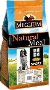 Сухой корм MEGLIUM Natural Meal Dog Adult Sport Gold для активных собак 20кг (MS0820)