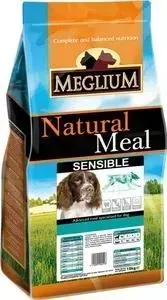 Сухой корм MEGLIUM Natural Meal Dog Adult Sensible Breeders Lamb Rice для взрослых собак с чувствительным пищеварением 20кг (MS1920)