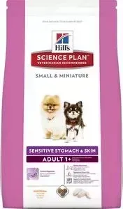 Сухой корм Hill&amp;#039;s Hill&s Science Plan SmallMiniature Sensitive Chicken с курицей для собак декоративных пород с чувствительным пищеварением 1,5кг(10516): хар