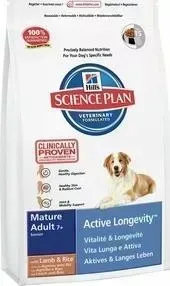 Сухой корм Hill&amp;#039;s Hill&s Science Plan Active Longevity Medium Mature Adult 7+ Lamb Rice с ягненком и рисом для пожилых собак средних пород 12кг (9273)