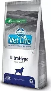 Сухой корм Farmina Vet Life UltraHypo Canine диета при пищевой аллергии и атопиях для собак 12кг (25449)