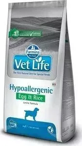 Сухой корм Farmina Vet Life Hipoallergenic Canine Egg Rice диета с яйцом и рисом при пищевой аллергии для собак 12кг (25425)