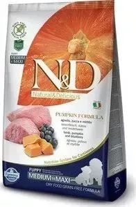 Сухой корм Farmina ND Puppy MediumMaxi GF Pumpkin Lamb Blueberry беззерновой с ягненком черникой тыквой для щенков средних и крупных пород 2,5кг