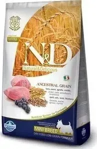 Сухой корм Farmina ND Adult Dog Mini LG Lamb Blueberry низкозерновой с ягненком и черникой для собак мелких пород 800г (22097)
