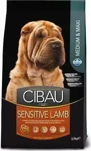 Сухой корм Farmina CIBAU Sensitive Lamb Medium Maxi Breed с ягненком для взрослых собак средних и крупных пород 2,5кг (30979)