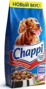 Сухой корм Chappi Сытный обед с говядиной по-домашнему, овощами и травами для собак 15кг (YY065)