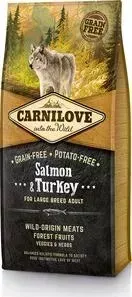 Сухой корм Brit Carnilove Adult Large Breed Grain-free Salmon Turkey беззерновой с лососем и индейкой для собак крупных пород 12кг (150821): характери