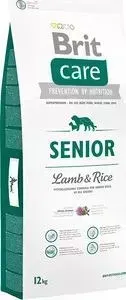Сухой корм Brit Care Senior All Breed Lamb Rice гипоаллергенный с ягненком и рисом для пожилых собак всех пород 12кг (132715)