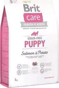 Сухой корм Brit Care Puppy All Breed Grain-free Salmon Potato беззерновой с лососем и картофелем для щенков всех пород 3кг (132719)