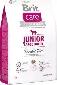 Сухой корм Brit Care Junior Large Breed Lamb Rice гипоаллергенный с ягненком и рисом для молодых собак крупных пород 3кг (132704)