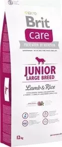 Сухой корм Brit Care Junior Large Breed Lamb Rice гипоаллергенный с ягненком и рисом для молодых собак крупных пород 12кг (132703)