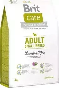 Сухой корм Brit Care Adult Small Breed Lamb Rice гипоаллергенный с ягненком и рисом для взрослых собак мелких пород 3кг (132707)