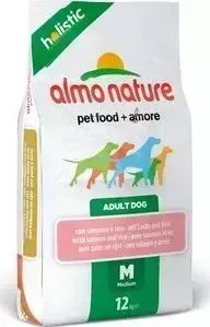 Сухой корм Almo Nature Holistic Adult Dog Medium with Salmon and Rice с лососем и рисом для взрослых собак средних пород 2кг (2114)