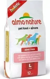 Сухой корм Almo Nature Holistic Adult Dog Large with Salmon and Rice с лососем и рисом для взрослых собак крупных пород 12кг (2299)