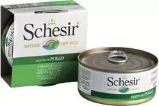 Консервы Schesir Nature for Dog Chicken Fillets кусочки в желе с куриным филе для собак 150г (С680)