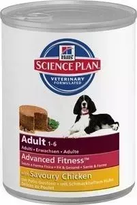 Консервы Hill&amp;#039;s Hill&s Science Plan Advanced Fitness Adult Medium with Savour Chicken с курицей для собак средних пород 370г (8037)