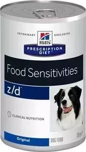 Консервы Hill&amp;#039;s Hill&s Prescription Diet z/d Food Sensitivities Original диета при лечении пищевых аллергий для собак 370г (8018)