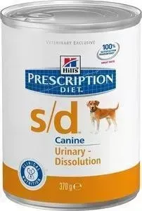 Консервы Hill&amp;#039;s Hill&s Prescription Diet s/d Canine Urinary Dissolution диета при лечении МКБ для собак 370г (8015)