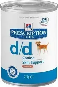 Консервы Hill&amp;#039;s Hill&s Prescription Diet d/d Food Sensitivities with Salmon с лососем диета при лечении пищевых аллергий для собак 370г (8004): характеристик