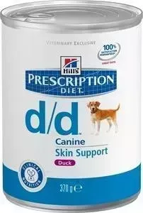 Консервы Hill&amp;#039;s Hill&s Prescription Diet d/d Food Sensitivities with Duck с уткой диета при лечении пищевых аллергий для собак 370г (8003)