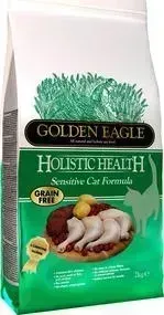 Сухой корм Golden Eagle Holistic Health Sensitive Cat Formula Grain Free беззерновой для кошек с чувствительным пищеварением 4кг (236002): характерист