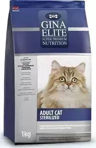 Сухой корм Gina Elite Adult CAT Sterilized с птицей и рисом для стерилизованных кошек 1кг (780015.0)