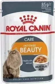 Паучи Royal Canin Intense Beauty кусочки в желе поддержание красоты шерсти для кошек 85г (785001)
