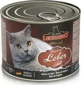 Консервы Leonardo Quality Selection Rich In Liver c печенью для кошек 200г (742505/756138)