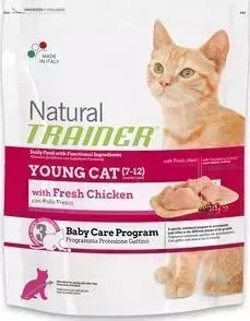 Сухой корм Trainer Natural Young Cat для молодых кошек от 7 до 12 месяцев 1,5кг