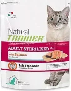 Сухой корм Trainer Natural Adult Sterilised Salmon с лососем для стерилизованных кошек 1,5кг