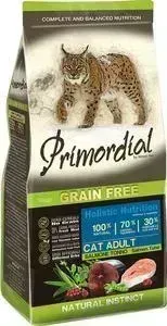 Сухой корм Primordial Grain Free Holistic Cat Adult with Salmon Tuna беззерновой с лососем и тунцом для кошек 2кг (MGSP1202)